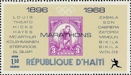 Marathon winners of the Olympic Games 1896-1968