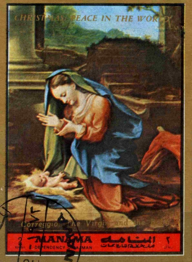 Holy virgin with child
