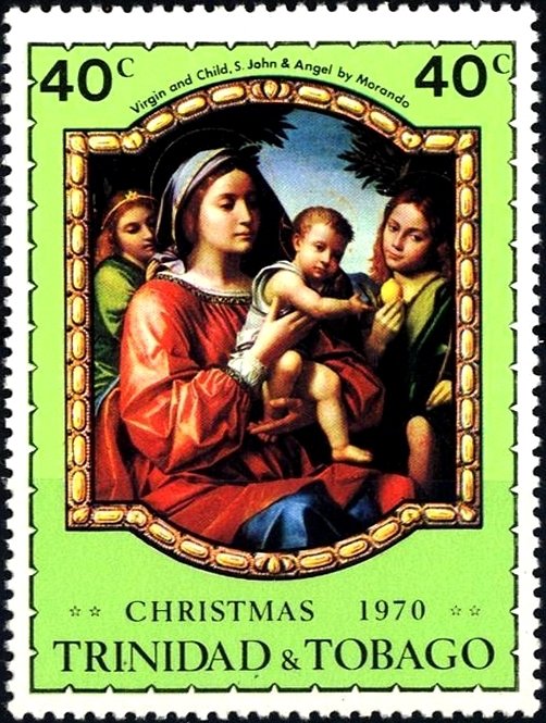 Virgin and Child with St. John and Angel, by Morando