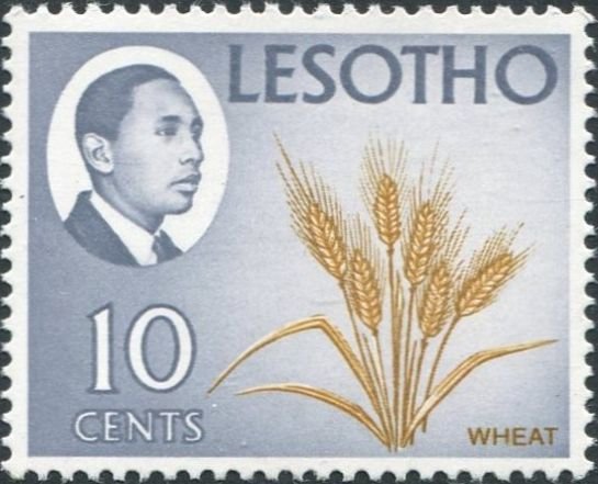 King Moshoeshoe II and Wheat
