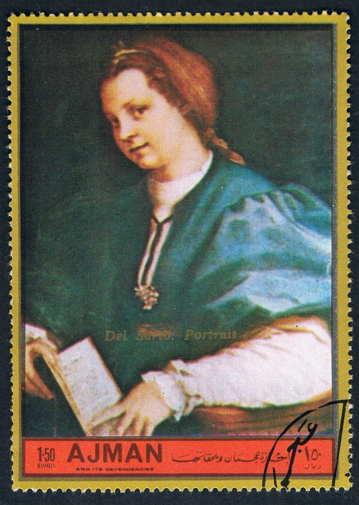 Young Woman with book; by Andrea del Sarto