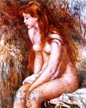 The bathing girl, by Renoir