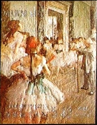The Dancing Lesson, by Degas