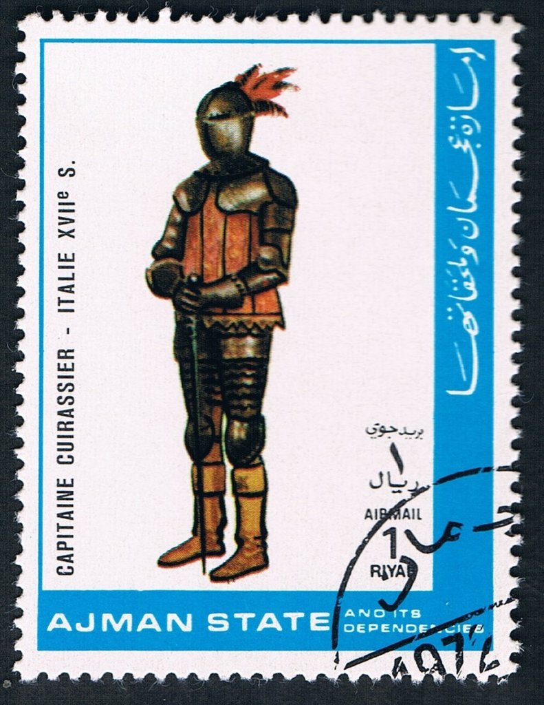 Capitaine curassier - Italei XVII .S
