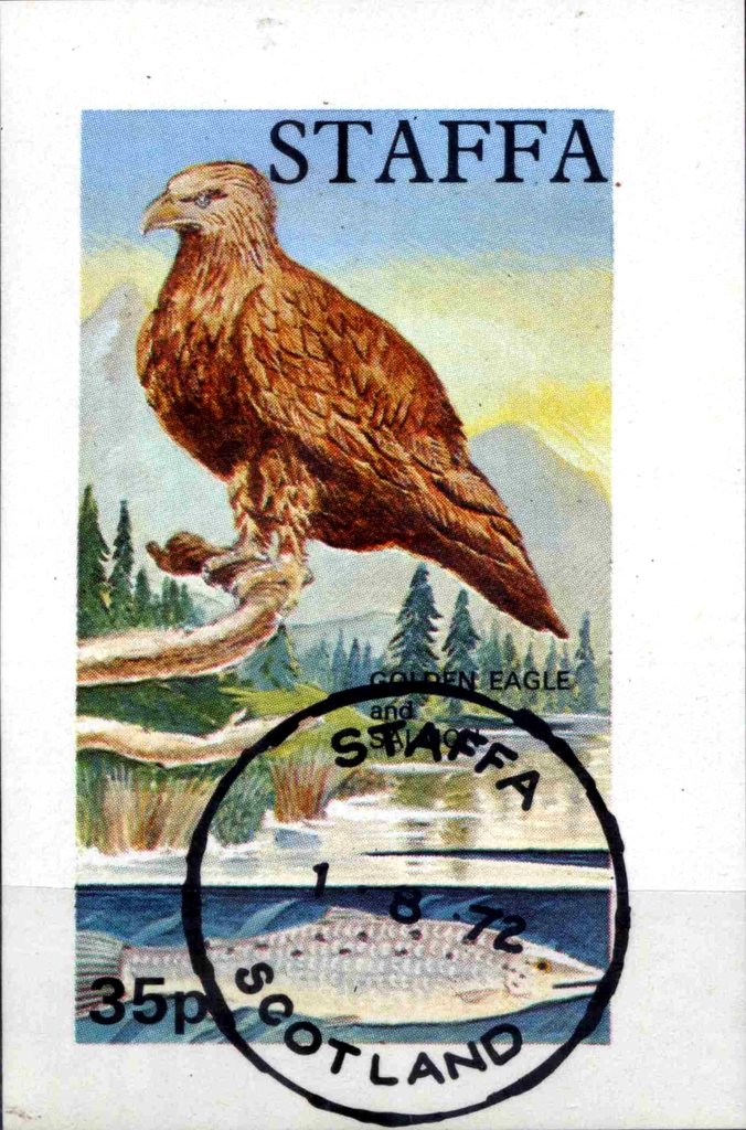 Golden Eagle and Salmon