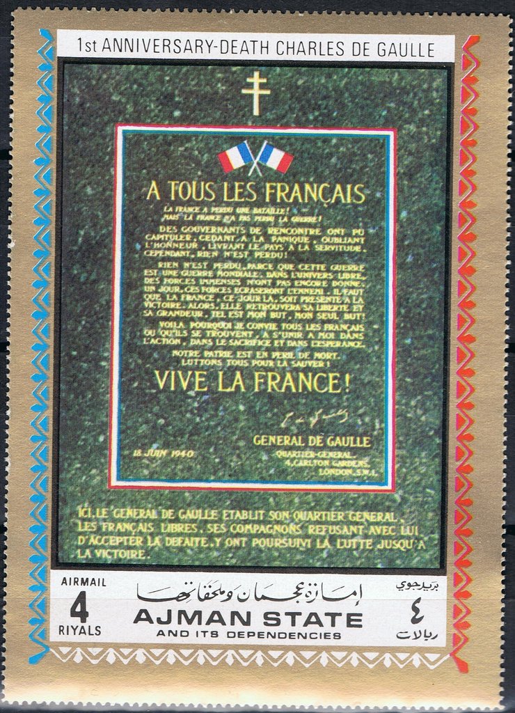 Death of General Charles de Gaulle