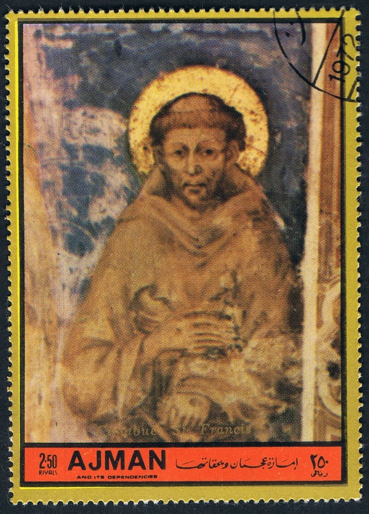 Madona Enthroned with the Child, St. Francis and four Angel…