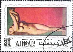 Stamp, Angelica (1819), Ajman,  , Nudes, Paintings