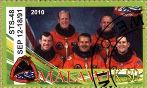 Stamp, Sts-48, Cinderellas,  , Astronauts