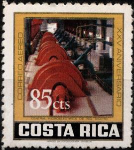 Stamp, Turbines, Rio Macho Center., Costa Rica,  , Industry