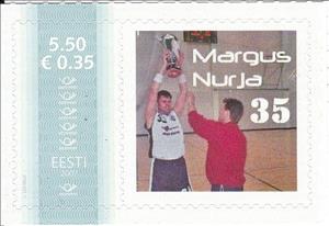 Stamp, Margus Nurja 35, Cinderellas,  