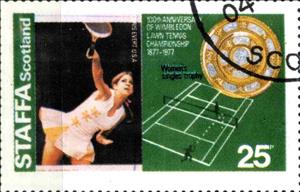 Stamp, Tennis, Cinderellas,  , Sport