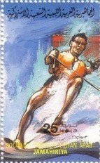 Stamp, Wakesurfing, Libya,  