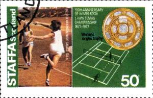 Stamp, Tennis, Cinderellas,  , Sport