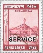 Stamp, Bangladesh Gas, Bangladesh,  , Industry