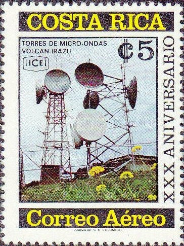 Transmitter on the Irazú