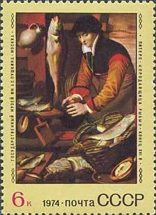 "Woman Selling Fish" Pieters