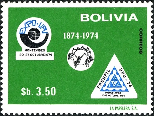 UPU, centenary. Emblem