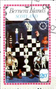 Stamp, Chess, Cinderellas,  , Chess, Sport
