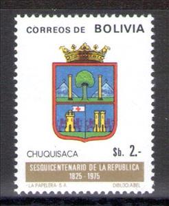 Stamp, Arms of Chuzuisaca, Bolivia,  , Coats of Arms