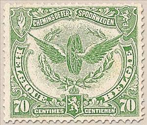 Stamp, Railway Stamp: Issue of Le Havre. Winged Wheel, Belgium,  