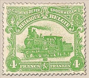 Stamp, Railway Stamp: Issue of Le Havre. Locomotive, Belgium,  , Railways