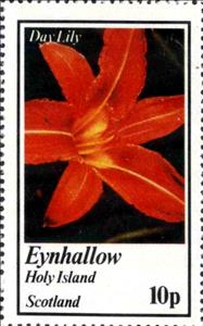 Stamp, Day Lily, Cinderellas,  , Flowers