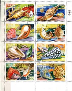 Mini Sheet, Shells/ International Year of the Child, Cinderellas,  