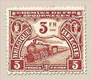 Stamp, Railway Stamp: Issue of Malines. Locomotive, Belgium,  , Railways