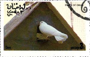 Stamp, Dove, Cinderellas,  , Birds