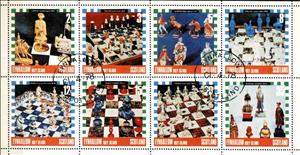 Mini Sheet, Chess, Cinderellas,  , Chess, Sport
