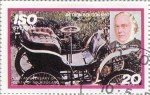 Stamp, De Dion-Bouton 1897, Cinderellas,  , Cars