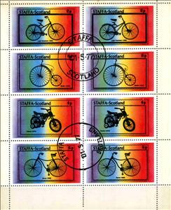 Mini Sheet, Bicycles, Cinderellas,  , Transport