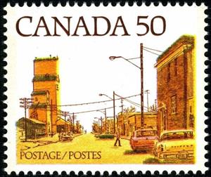 Stamp, Prairie Town Main Street, Canada,  , Town Squares, Townscapes / City Views