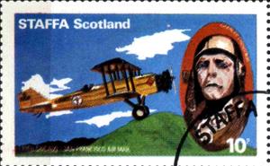Stamp, Air travel, Cinderellas,  , Aircraft