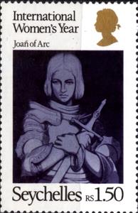 Stamp, International Women's Year, Seychelles,  