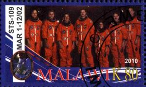 Stamp, Sts-109, Cinderellas,  , Astronauts