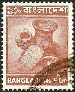 Stamp, Wickerwork, Bangladesh,  