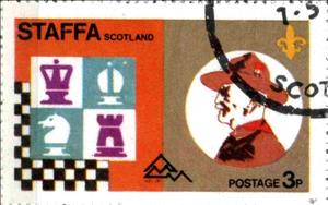 Stamp, Chess, Cinderellas,  , Chess, Sport
