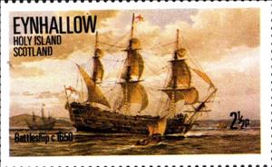 Stamp, Battleship 1650, Cinderellas,  