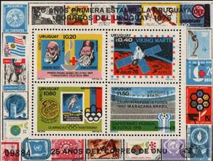 Souvenir Sheet, Events, Uruguay,  