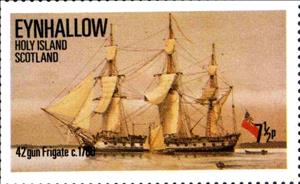Stamp, 42gun Frigate 1780, Cinderellas,  