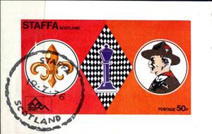 Stamp, Chess, Cinderellas,  , Chess, Sport