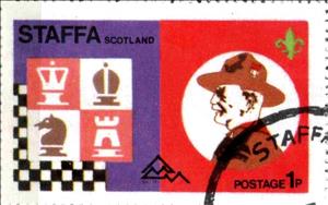 Stamp, Chess, Cinderellas,  , Chess, Sport