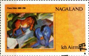 Stamp, Franz Marc, Cinderellas,  