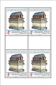 Mini Sheet, Tomb of king Bratislav I,10th century, Czechoslovakia,  