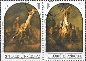 Se-tenant, Paintings by Rembrandt, São Tomé and Príncipe,  , Paintings