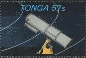 Stamp, Telescope, Tonga,  , Comets, Telescopes