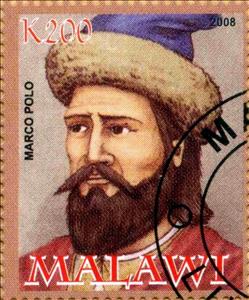Stamp, Marco Polo, Cinderellas,  , People