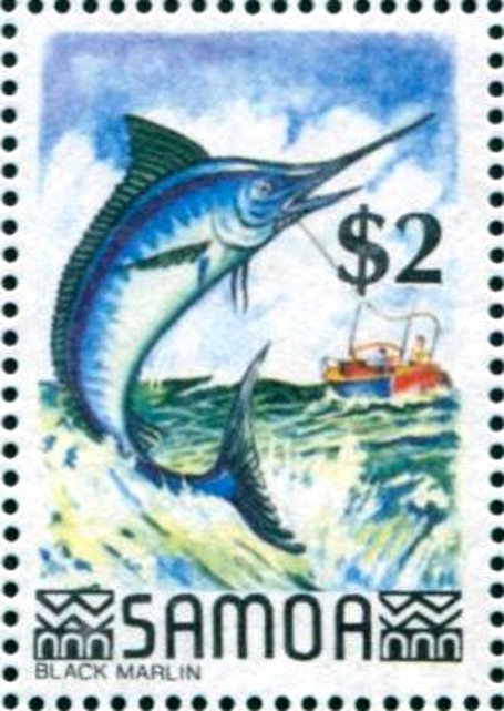 Stamp Exhibition PHILATIKYO '81- Black Marlin